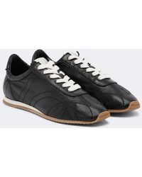 TOTEME - Flex Leather Sneakers - Lyst