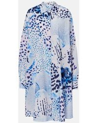 Dries Van Noten - Printed Cotton Voile Shirt - Lyst