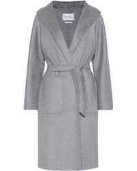 Max Mara Lilia Double-face Cashmere Coat - Grey