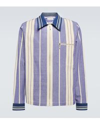 Wales Bonner - Giacca Atlantic in twill di cotone - Lyst