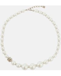 Givenchy - Swarovski®-embellished Faux Pearl Necklace - Lyst
