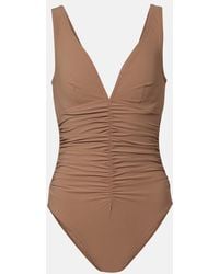 Karla Colletto - Smart Ruched Swimsuit - Lyst