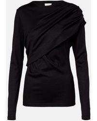 Isabel Marant - Asna Draped Virgin Wool Top - Lyst