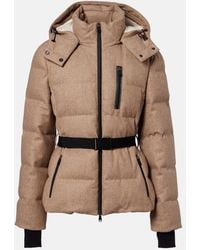 Brunello Cucinelli - Virgin Wool Flannel Down Jacket - Lyst