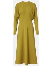 Victoria Beckham - Dolman Cady Midi Dress - Lyst