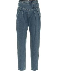 RED Valentino High-rise Carrot Jeans - Blue