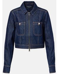 Veronica Beard - Veste Raccourci Patty En Jean - Lyst