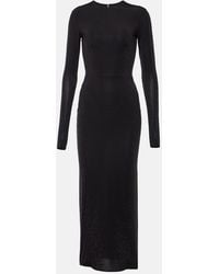 Alex Perry - Crystal-Embellished Jersey Maxi Dress - Lyst