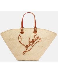 Christian Louboutin - Cabata Large Raffia Tote Bag - Lyst