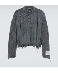 Dolce & Gabbana - Pullover Aus Baumwolle Und Leinen - Lyst