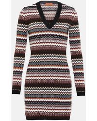 Missoni - Zig Zag Sweater Dress - Lyst