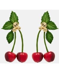 Jennifer Behr - Maraschino Embellished Drop Earrings - Lyst