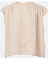 Velvet - Janey Linen Shirt - Lyst