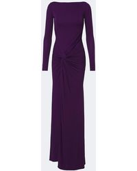 Alex Perry - Gathered Jersey Gown - Lyst