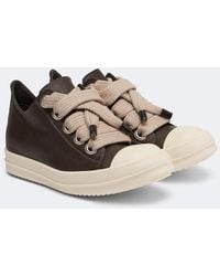 Rick Owens - Jumbolace Leather Sneakers - Lyst