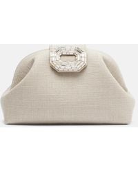 AMINA MUADDI - Camelia Embellished Clutch - Lyst