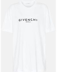 Givenchy - T-shirt Aus Baumwoll-jersey Mit Print - Lyst