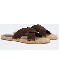 ZEGNA - Espadrille-Sandalen Aus Veloursleder - Lyst