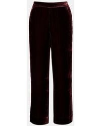 Asceno - London Velvet Pajama Pants - Lyst