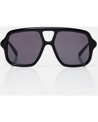 Loewe - Slim Aviator Sunglasses - Lyst