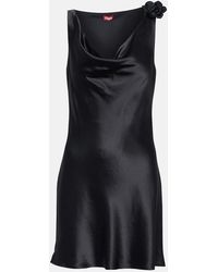 STAUD - Floral Applique Minidress - Lyst