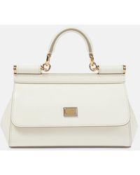 Dolce & Gabbana - Sicily Small Leather Shoulder Bag - Lyst