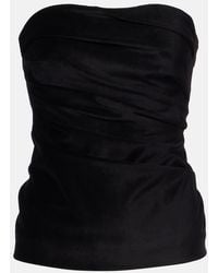 TOVE - Izel Velvet Tube Top - Lyst