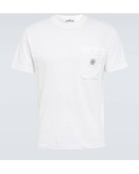 Stone Island - Camiseta de jersey de algodon - Lyst