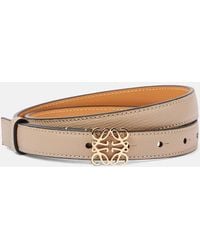 Loewe - Ceinture Anagram En Cuir - Lyst