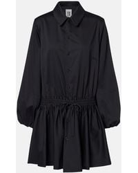 Noir Kei Ninomiya - Cotton Shirt Dress - Lyst