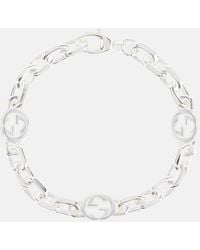 Gucci - Armband Interlocking G Aus Sterlingsilber - Lyst