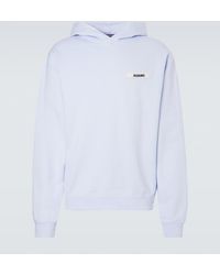 Jacquemus - Gros Grain Logo Cotton Hoodie - Lyst