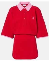 The Attico - Cotton Polo Dress - Lyst