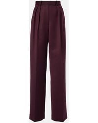 Alex Perry - High-Rise Wide-Leg Pants - Lyst