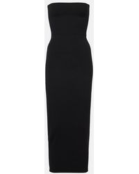 Leset - Rio Bandeau Jersey Midi Dress - Lyst