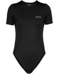 Balenciaga Stretch Swimsuit - Black