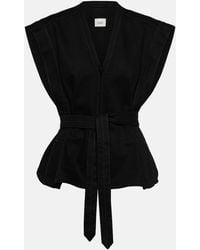 Lemaire - Chasuble Belted Denim Top - Lyst