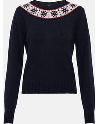 A.P.C. - Jacquard Virgin Wool Sweater - Lyst