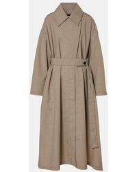 Co. - Checked Wool-Blend Trench At - Lyst