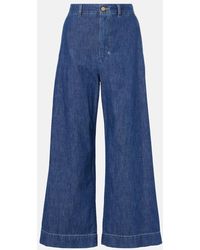 Max Mara - Paul High-Rise Wide-Leg Jeans - Lyst