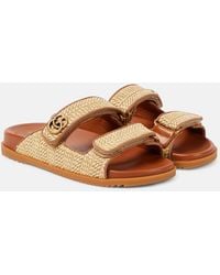 Gucci - Sandal With Double G - Lyst
