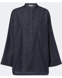 Max Mara - Top En Denim - Lyst