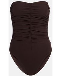 Karla Colletto - Costume Intero Basics Con Ruches - Lyst