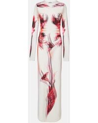 Jean Paul Gaultier - Abito Lungo Body Morphing Mariniere - Lyst