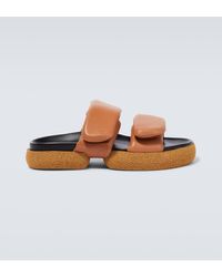 Dries Van Noten - Leather Platform Sandals - Lyst