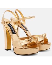 Dolce & Gabbana - Platform Sandals - Lyst
