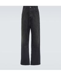 Balenciaga - Pantalones anchos de algodon - Lyst