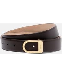 KHAITE - Saddle 30Mm Leather Belt - Lyst