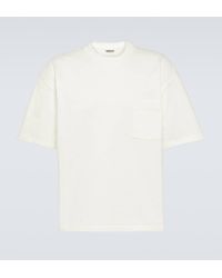 AURALEE - T-Shirt aus Baumwoll-Jersey - Lyst