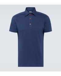 Kiton - Cotton-blend Polo Shirt - Lyst